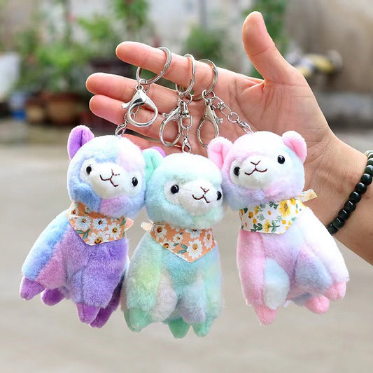 Internet celebrity cute cute national treasure red panda pendant plush toy doll bag bag hanging key chain rag doll doll